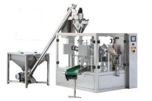 Máquina automática <span class=keywords><strong>de</strong></span> bolsas Doy <span class=keywords><strong>de</strong></span> plástico para sellado <span class=keywords><strong>de</strong></span> bolsas prefabricadas para proteína <span class=keywords><strong>de</strong></span> leche, polvo químico, relleno <span class=keywords><strong>de</strong></span> harina <span class=keywords><strong>de</strong></span> trigo, etiquetado PLC - Product Image 3