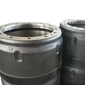 Tambor de freno trasero para SHACMAN Delong LGMG MT95 MT86H Hande 35T, 4110001187111 DZ90149346027, precio de fábrica - Product Image 3