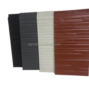 Revêtement métallique personnalisé de 16mm Panneau isolant moderne en polyuréthane sandwich en mousse <span class=keywords><strong>d</strong></span>'aluminium sculpté Mur extérieur Maisons préfabriquées - Product Image 5