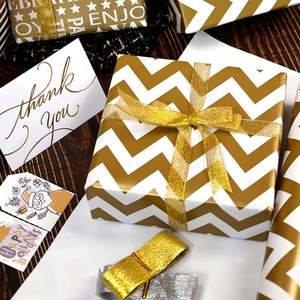 Holo Hot Stamping <b>Wrapping</b> <b>Paper</b> <b>Roll</b> <b>Christmas</b> Santa Design 80gsm Metallic Art <b>Paper</b> Wholesale Custom Luxury Gift Packaging - Product Image 5