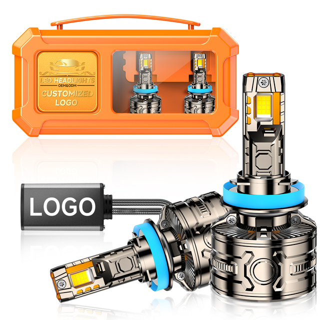 Customized Y28 300W High Power LED Headlight Bulbs for Cars H4 H11 9005 9006 9012 Canbus H7 H1 Super Bright Restoration 6000k