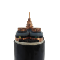 Cable Yaogu 3.6/15kV ZC-YJV 3*400 XLPE con revestimiento de PVC y cobre, clase C, retardante de llama IP30, para cableado de subestaciones y redes eléctricas municipales.
