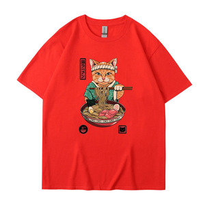 Nuovo stile di moda Street Hip Hop t-shirt a maniche corte con stile giapponese Design stampa giapponese per il tempo libero giapponese - Product Image 3