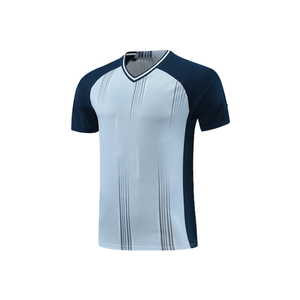 2025 árbitro uniforme de fútbol atletismo adulto Tenis de Mesa entrenamiento camiseta de fútbol mangas cuello en V juez Tops uniforme - Product Image 3