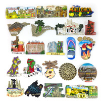Venta Directa del Fabricante de Artesanías Decorativas para Recuerdos Turísticos en Todo España, Incluyendo Imanes para Refrigerador y