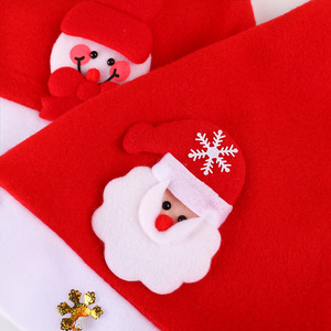 Chapeau <span class=keywords><strong>de</strong></span> Père Noël lumineux JIN PENG LED, rouge, pour adultes et enfants, décoration <span class=keywords><strong>de</strong></span> fête <span class=keywords><strong>de</strong></span> Noël - Product Image 3