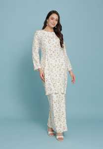 SIPO – robe moderne à imprimé Floral pour femmes musulmanes malaisiennes, 2 pièces - Product Image 4