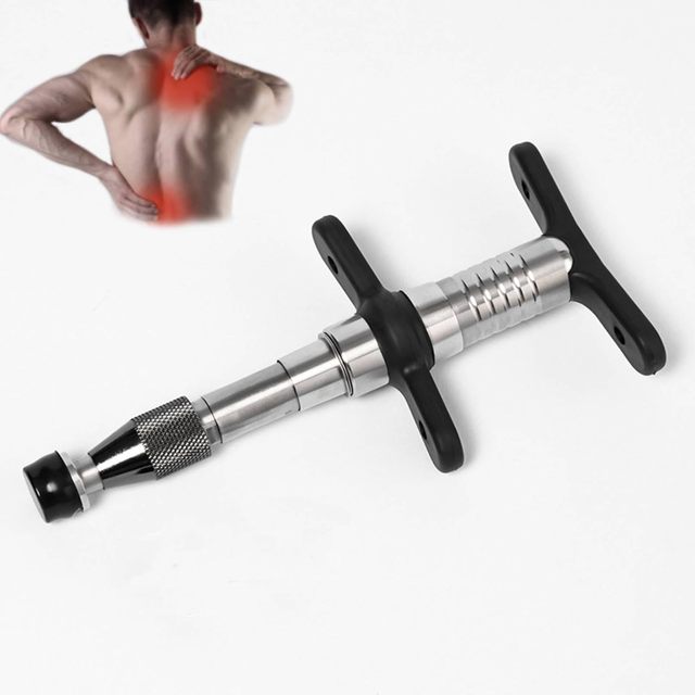 In the Trend TY-260320-21 Therapy Spine Activator Correction Massager for Chiropractic Adjusting Metal Plastic