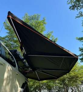 Auvent latéral de voiture rétractable Version étendue à 270 degrés toit ouvrant à ouverture rapide étanche UV50 + abri auvent de galerie de toit - Product Image 4