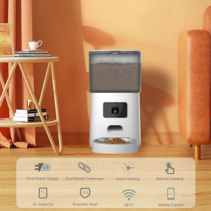 सर्वश्रेष्ठ स्वचालित सूखे भोजन धातु कटोरे पानी फीडर वाईफ़ाई माइक्रोचिप राफिड ऑटो कनेक्टेड स्मार्ट बिल्ली कुत्ते के साथ - Product Image 5
