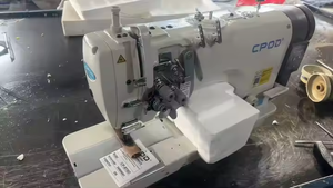 จักรเย็บผ้าอุตสาหกรรมแบบเข็มคู่มุมฉาก รุ่น CP-875D ความเร็วสูง ขับเคลื่อนด้วยคอมพิวเตอร์  แบบถอยหลังได้ - Product Image 3