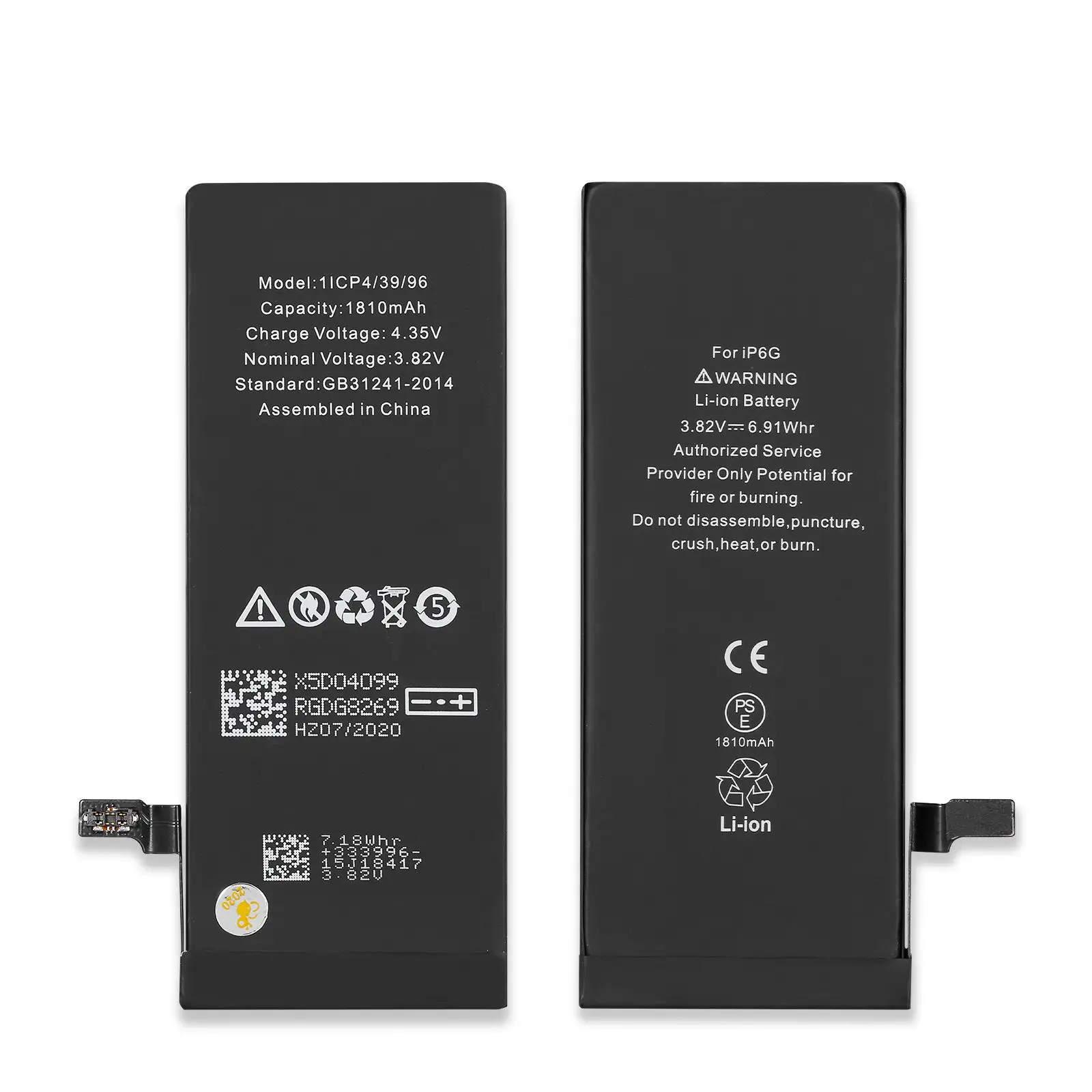 Lithium Digital Mobile Batteries Battery For Apple Iphone 4 4s 5 5c 5s Se 6 6p 6s 6sp 7 7p