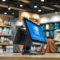 Système de point de vente (PDV) tout-en-un pour supermarché, écran tactile de bureau, Windows, processeur Intel I3/i5/i7, Wi-Fi 6, Bluetooth 5.2, alliage d'aluminium, vente en gros