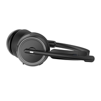 Headset Nirkabel M109 untuk Sopir Truk dengan Mikrofon Peredam Kebisingan, untuk Tablet/Komputer, Rumah/Kantor, Call Center