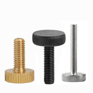 Fastener nhà sản xuất tùy chỉnh Đen Brass thép không gỉ M2 M3 M5 M6 có khía ngón tay cái vít - Product Image 1