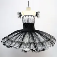 Siyah Paquita değişimi bale elbise çocuklar profesyonel bale Tutu