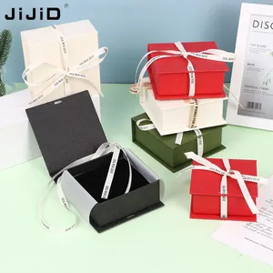 JIJID Custom Logo Luxury Printed Jewelry Storage Packaging Unique Necklace Luxury Jewelry Packaging Small Jewelry Box