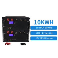 Batterie LiFePO4 ESS de qualité A 48V 51.2V 3.2V 100Ah 200Ah 5kWh 10kWh 15kWh Haute Capacité pour Stockage d'Énergie Solaire