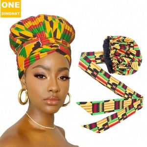 Foulard/Bonnet d'été respirant en satin uni, style africain et arabe, tendance, extensible, pour femme - Product Image 1