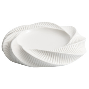 <span class=keywords><strong>Assiette</strong></span> à double couche avec motif floral, <span class=keywords><strong>assiette</strong></span> artistique créative pour hôtel, restaurant, dessert, plateau <span class=keywords><strong>de</strong></span> <span class=keywords><strong>présentation</strong></span> <span class=keywords><strong>de</strong></span> nourriture moderne - Product Image 6