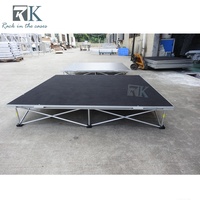 Plateforme de scène en contreplaqué de 18 mm, installation facile, plateforme de scène légère