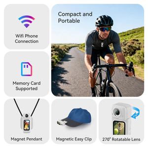 Cámara Portátil de Alta Calidad con Grabación en Bucle, 600mAh, Video a 30fps, Mini Cámara para Viajes y Vlogs - Product Image 6
