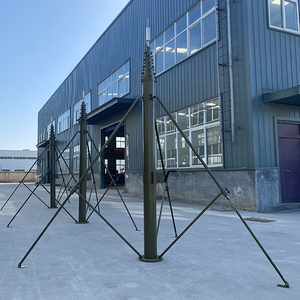 40ft ฟุต12เมตรเสาเหลื่อมเสาผลักดันเสาสำหรับทีวี Wifi - Product Image 3