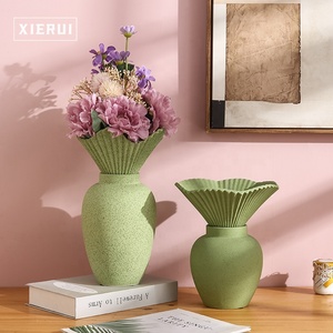 Farbenfrohe Porzellanvase in Blumenstraußform Nordischer Moderner Blumenvase Keramik Skandinavischer Stil Ornament für Wohnkultur Accessoires - Product Image 6