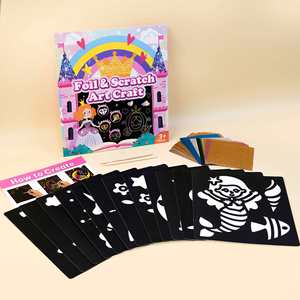Regalos y Artículos para Fiestas de Cumpleaños de Niños: Cuadernos de Arcoíris y Kits de Arte de Rascado con Lámina para Niños - Product Image 5