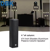 Altavoces de Columna Pasivos de 4x4 Pulgadas al por Mayor, Sistema de PA, Equipo de Sonido Profesional para Iglesias y Eventos