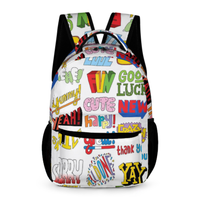 Mochila Oxford Antirrobo Grande 2026 con Compartimento para Computadora y Cierre, Impresión a Todo Color por Sublimación Personalizada SIN MOQ para Adolescentes