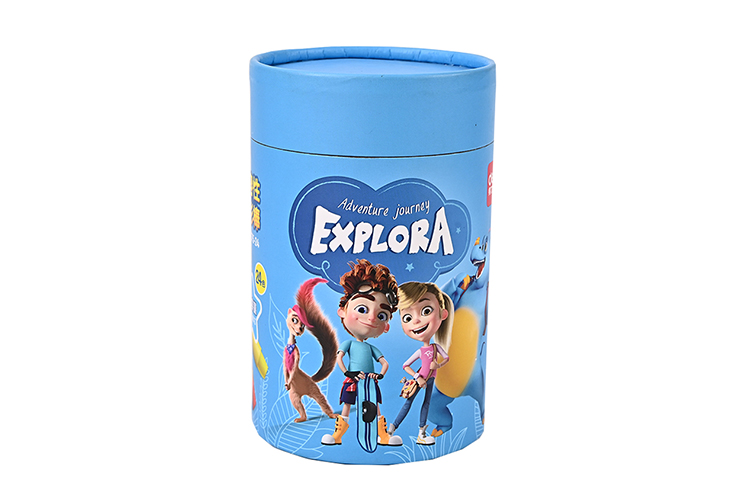 ODM Paper Composite Cans , 80mm Paper Tube Packaging Eco Friendly
