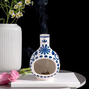 Handmade Ceramic Palo Santo Holder Burner Min Vintage Incense <strong>Dish</strong> for Palo Santo and Sticks <strong>Sage</strong> Holder - Product Image 3