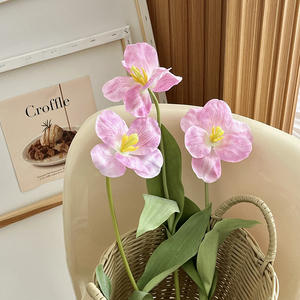 Fiori Artificiali di Tulipano in Stile Ins, Decorazione per Vasi da Tavolo in Soggiorno e Sala da Pranzo, Accessori per Foto - Product Image 4