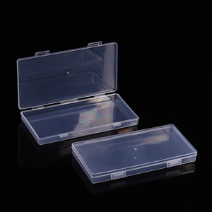 Transparent Rectangular <b>PP</b> Storage Box Office Organizer 2450 Cover for Parts and Accessories Zhejiang Made 31g 2022 - Product Image 5