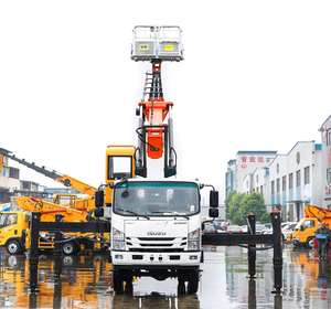 รถบรรทุกติดตั้งแท่นยกคนแบบ 1SUZU 600 33 เมตร โครงสร้างบูมแข็งแรง สำหรับงานบำรุงรักษาที่สูงและโครงการวิศวกรรม - Product Image 5