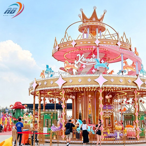 Carrusel de parque temático de diseño especial Paseos Diversión <span class=keywords><strong>Luna</strong></span> <span class=keywords><strong>Park</strong></span> Machine Equipment Merry Go Round para la venta - Product Image 4
