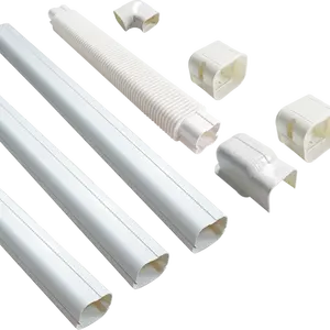 Điều hòa không khí ống Ống Trunking AC Line Set PVC Air Duct Bìa AC Ống bìa cho HVAC hệ thống
