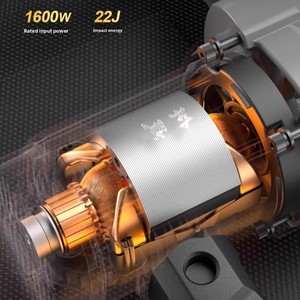 <span class=keywords><strong>Marteau</strong></span>-<span class=keywords><strong>piqueur</strong></span> électrique Dongcheng 800W à usage unique 07-6, 220V, moteur sans balais haute puissance, 1600 BPM, pour le béton et la plomberie - Product Image 3