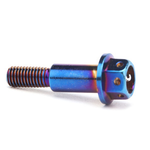 Bu lông đầu lục giác răng cưa mạ anodize, thép hợp kim titan cấp 2, cấp 5, tiêu chuẩn DIN6921 - Product Image 4