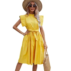 New Fashion Women Clothing Summer Casual Sleeveless Dress