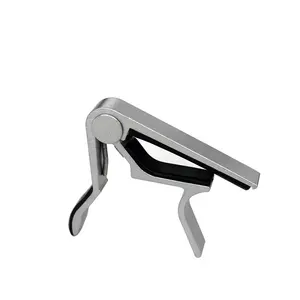 Capo Gitar Logam Penyetem Aluminium Kustom, untuk Gitar Akustik Listrik 100 Buah 80*70Mm Aluminium Aloi GA005 Iword 65G