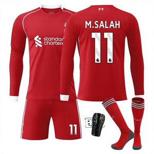 Conjunto de Camiseta de Fútbol de Manga Larga para Niños, Unisex, Invierno 25-26, Local, 7 Wirtz, 9 <span class=keywords><strong>Isaac</strong></span>, 11 - Product Image 1