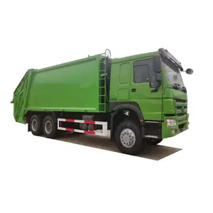 Mới sinotruck 6x4 khối lượng rác Bộ Sưu Tập Thùng rác làm sạch xe tải nén rác xe tải