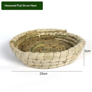 Caseta de Hierba Natural Tejida a Mano para Mascotas Pequeñas, Cama Nido para Conejos, Cobayas y Chinchillas, Refugio Cálido para Hámsteres y Ardillas - Product Image 6