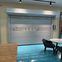 Porte rapide en aluminium, isolée, anti-effraction, coupe-vent, à enroulement rapide, en alliage d'aluminium, certifiée CE, pour entrepôt