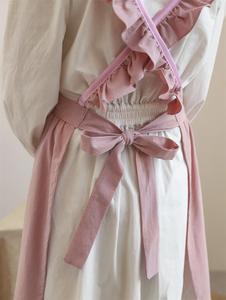 Moda giapponese medievale cotone lino <span class=keywords><strong>cucina</strong></span> grembiuli <span class=keywords><strong>da</strong></span> <span class=keywords><strong>cucina</strong></span> per donna negozio di fiori grembiule parrucchiere bavaglino giardino vestito generale - Product Image 4