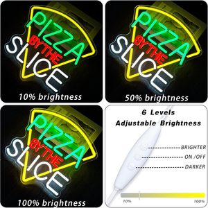 Pizza Neon LED dimmable USB powered ambient <b>light</b> store <b>window</b> decoration <b>light</b> street indicator <b>light</b> landscape <b>light</b> 5v - Product Image 2