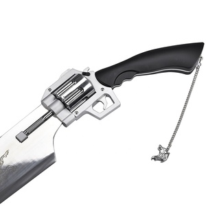 129cm <span class=keywords><strong>Final</strong></span> fantezi <span class=keywords><strong>VIII</strong></span> FF8 Squall Leonhart silah çoğaltma Gunblade wingsilah kılıç Lionheart kanatlı - Product Image 3