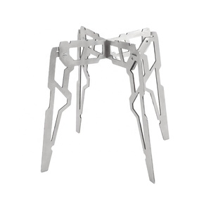 IRONDONKEY extérieur pliant Pot Rack <span class=keywords><strong>Camping</strong></span> anti-dérapant poêle support épaissi quatre pattes Pot Rack <span class=keywords><strong>Camping</strong></span> poêle tête Rack - Product Image 6